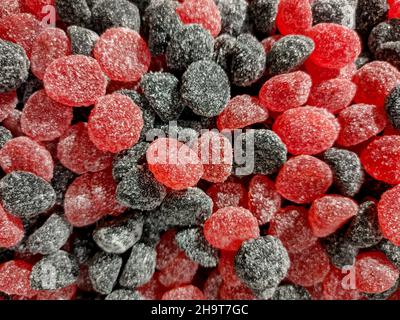 Hintergrund von bunten Kaukadys verschiedener Formen Stockfoto