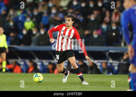 Getafe, Spanien. 6th Dez 2021. Dani Garcia (Bilbao) Fußball: Spanisches Spiel „La Liga Santander“ zwischen Getafe CF 0-0 Athletic Club de Bilbao im Coliseum Alfonso Perez in Getafe, Spanien. Quelle: Mutsu Kawamori/AFLO/Alamy Live News Stockfoto