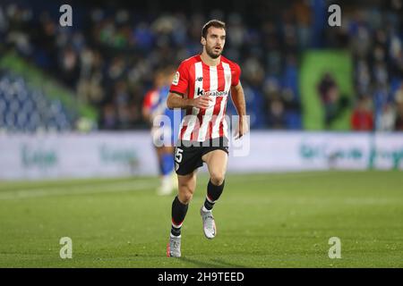 Getafe, Spanien. 6th Dez 2021. Inigo Lekue (Bilbao) Fußball/Fußball: Spanisches 'La Liga Santander'-Spiel zwischen Getafe CF 0-0 Athletic Club de Bilbao im Coliseum Alfonso Perez in Getafe, Spanien. Quelle: Mutsu Kawamori/AFLO/Alamy Live News Stockfoto