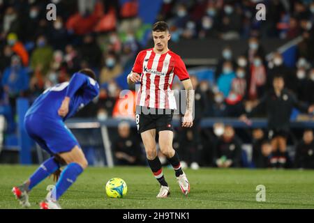 Getafe, Spanien. 6th Dez 2021. Oihan Sancet (Bilbao) Fußball/Fußball: Spanisches 'La Liga Santander'-Spiel zwischen Getafe CF 0-0 Athletic Club de Bilbao im Coliseum Alfonso Perez in Getafe, Spanien. Quelle: Mutsu Kawamori/AFLO/Alamy Live News Stockfoto