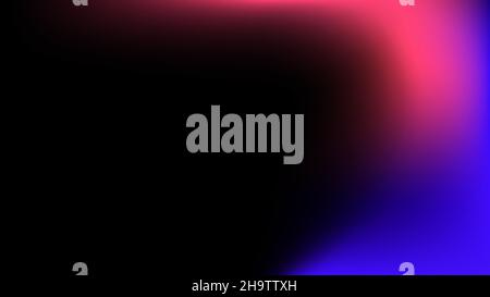 Farbenfroher Splash auf schwarzem Hintergrund. Gradientenblitz. Vektorgrafik Stock Vektor