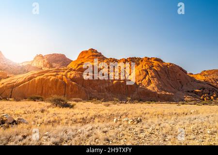 Pontok Mountains Granitfelsen in Namibia Stockfoto