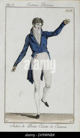 Journal des dames et des Modes, 1803. Stockfoto