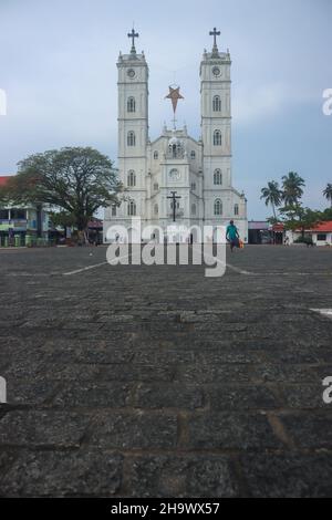 National Shrine Basilica of Our Lady of Ransom, Vallarpadam Stockfoto