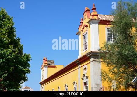 Blick auf die Pousada Convento Tavira, Tavira, Algarve, Portugal, Europa. Stockfoto