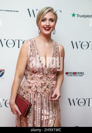 London, Großbritannien. 08th Dez 2021. Hayley McQueen nimmt an den WOTC New Faces Awards 2021 im Berkeley Hotel in London Teil. Kredit: SOPA Images Limited/Alamy Live Nachrichten Stockfoto