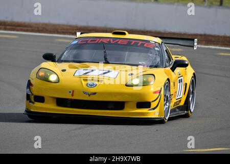 David Methley, Chevrolet Corvette C6, Masters Endurance Legends, Prototyp- und GT-Fahrzeuge, die in den Jahren 1 an prestigeträchtigen Weltklasse-Events teilnahmen Stockfoto