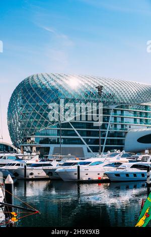 Abu Dhabi, VAE. 9th. Dezember 2021. Illustration während des Formel 1 Etihad Airways Abu Dhabi Grand Prix 2021, 22th Runde der FIA Formel 1 Weltmeisterschaft 2021 vom 10. Bis 12. Dezember 2021 auf dem Yas Marina Circuit, in Yas Island, Abu Dhabi - Foto Antonin Vincent/DPPI Credit: DPPI Media/Alamy Live News Stockfoto