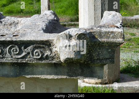 Das antike Messina: Eine führende archäologische Stätte, wichtiger als das antike Olympia, das antike Griechenland Stockfoto