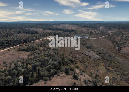 Luftaufnahme des el Palmar Nationalparks Stockfoto