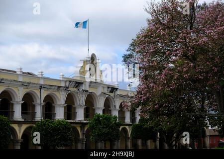 Guatemala Antigua Guatemala - Palacio de los Capitanes Generales Stockfoto