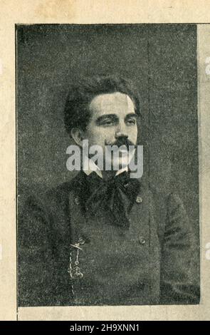 Fragment Russian Empire Magazine of the 'The Whole World' (russisch: Весь Мiръ) № 26 für Juli 1911. Stockfoto