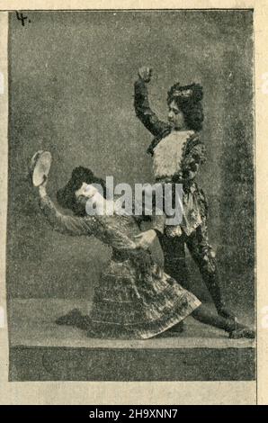 Fragment Russian Empire Magazine of the 'The Whole World' (russisch: Весь Мiръ) № 26 für Juli 1911. Stockfoto