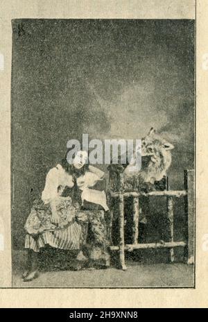 Fragment Russian Empire Magazine of the 'The Whole World' (russisch: Весь Мiръ) № 26 für Juli 1911. Stockfoto