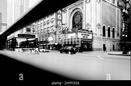 Chicago die Windstadt, einige Bilder hauptsächlich Straßenfotografie während einer Reise in diese schöne Stadt Stockfoto