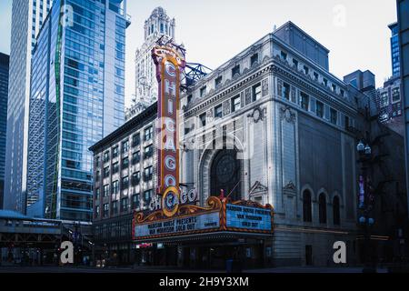 Chicago die Windstadt, einige Bilder hauptsächlich Straßenfotografie während einer Reise in diese schöne Stadt Stockfoto