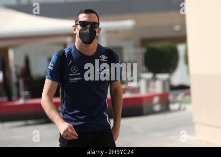 Abu Dhabi. 9th. Dezember 2021; Yas Marina Circuit, Abu Dhabi, Vereinigte Arabische Emirate: FIA Abu Dhabi F1 Grand Prix, Ankunfts- und Inspektionstag: Williams Racing, Nichola Latifi Credit: Action Plus Sports Images/Alamy Live News Stockfoto