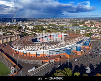 Hampden Park Football Stadium, Glasgow, Schottland, Großbritannien Stockfoto