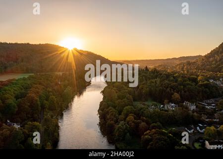 Dunkeld by the River Tay, Perthshire, Schottland, Großbritannien. Stockfoto