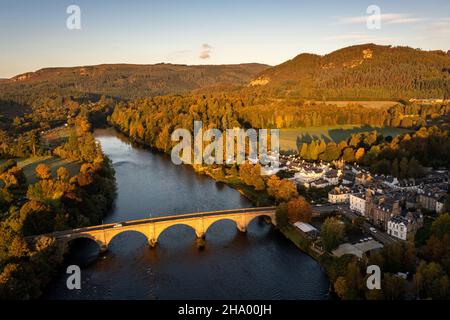 Dunkeld by the River Tay, Perthshire, Schottland, Großbritannien. Stockfoto