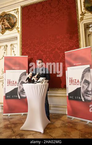 Wien, Österreich. 09th Dez 2021. HC Strache lädt Sie zur Präsentation seines Buches 'das Ibiza Attentat' ein Stockfoto