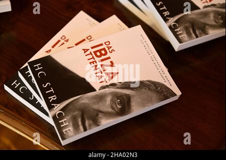 Wien, Österreich. 09th Dez 2021. HC Strache lädt Sie zur Präsentation seines Buches 'das Ibiza Attentat' ein Stockfoto