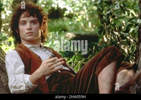 DER Herr DER RINGE: DIE GEMEINSCHAFT DES RINGS 2001 New Line Kinofilm mit Elijah Wood als Frodo Baggins Stockfoto