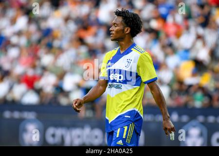 Friuli - Stadion Dacia Arena, Udine, Italien, 22. August 2021, Juan Cuadrado (Juventus) Porträt während Udinese Calcio gegen Juventus FC (Porträts) - IT Stockfoto