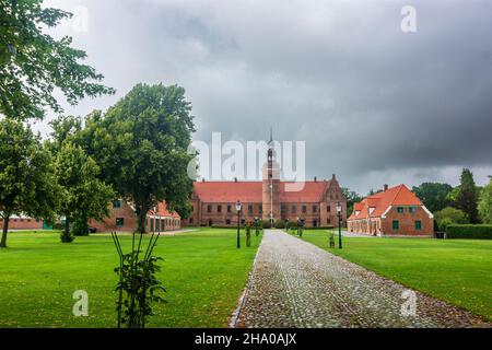 Randers: Overbard (Overgaard) Castle, in Udbyneder, Jylland, Jütland, Dänemark Stockfoto