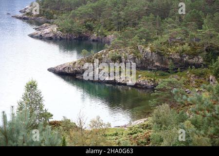 Norwegen - Sognefjord bei Nordrevik und Vadheim / Norwegen - Sognefjord bei Nordrevik und Vadheim / Stockfoto