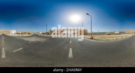 360 Grad Panorama Ansicht von Neunte Raffinerie des South Pars Gaskomplexes