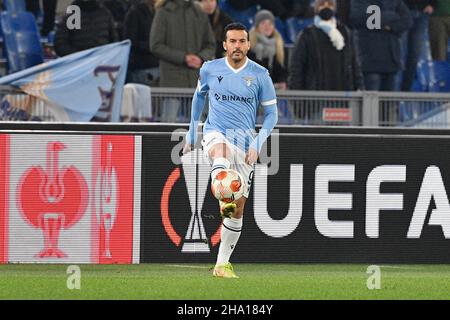 Rom, Italien. 09th Dez 2021. Pedro (SS Lazio) während des Fußballspiels der UEFA Europa League zwischen SS Lazio und Galatasaray am 09. Dezember 2021 im Olympiastadion in Rom. Quelle: Live Media Publishing Group/Alamy Live News Stockfoto