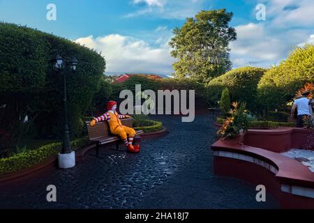 Ronald McDonald in Antigua, Guatemala Stockfoto