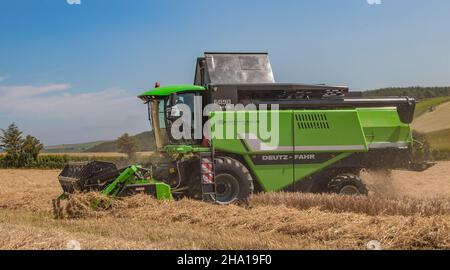 Mähdrescher Deutz Fahr Stockfoto