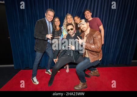 Hollywood, USA. 09th Dez 2021. Die Darsteller nehmen am 9. Dezember 2021 an der Premiere des Indie-Films „Ask Me To Dance“ in Cinelounge, Hollywood, CA Teil. Quelle: Eugene Powers/Alamy Live News Stockfoto