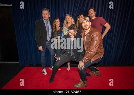 Hollywood, USA. 09th Dez 2021. Die Darsteller nehmen am 9. Dezember 2021 an der Premiere des Indie-Films „Ask Me To Dance“ in Cinelounge, Hollywood, CA Teil. Quelle: Eugene Powers/Alamy Live News Stockfoto