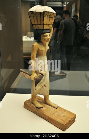 Ausstellung von Tieren und Pharaonen im CaixaForum Museum in Barcelona, Katalonien, Spanien Stockfoto