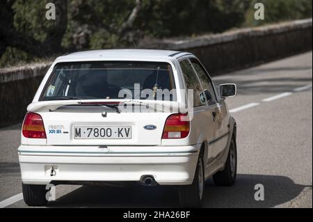 BARCELONA, SPANIEN - 11. Nov 2021: Renault 5 TL VIII Rallye Platja D'Aro Historic in Catalunya Stockfoto