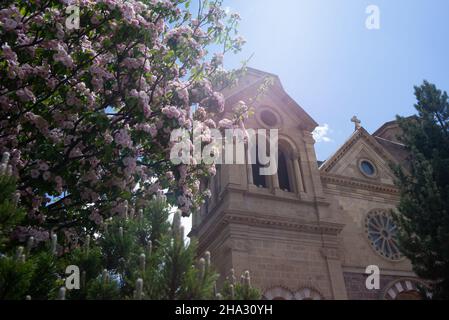 Santa Fe, Kathedrale Basilika des Hl. Franziskus von Assisi Stockfoto