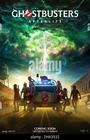 Ghostbusters: Afterlife Jahr : 2021 USA Regie : Jason Reitman Amerikanisches Plakat Stockfoto