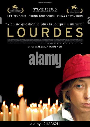 Lourdes Jahr : 2009 Frankreich / Österreich Regie : Jessica Hausner Sylvie Testud Französisches Plakat Stockfoto