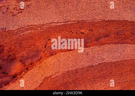 Eichenrinde Hintergrund, Kork in orange Farbe Stockfoto