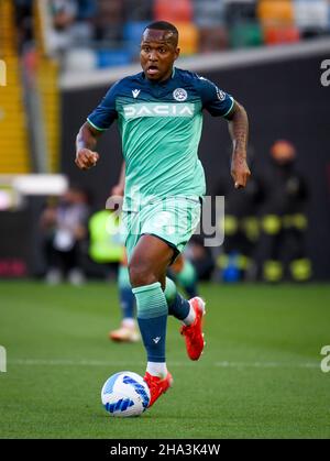 Udinese's Samir Caetano de Souza Santos Portrait in Aktion während Udinese Calcio gegen Venezia FC (Portraits), italienisches Fußballspiel Serie A in Udine, Italien, August 27 2021 Stockfoto