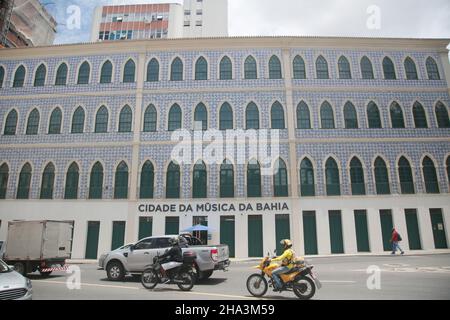 salvador, bahia, brasilien - dezember 7, 2021: Blick auf die Casa da Musica ds Bahia in der Stadt Salvador. Stockfoto