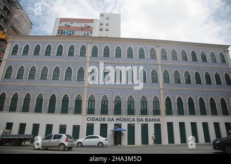 salvador, bahia, brasilien - dezember 7, 2021: Blick auf die Casa da Musica ds Bahia in der Stadt Salvador. Stockfoto