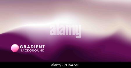 Hintergrund mit verschwommenem Verlauf in rosa Flüssigkeit. Moderner Hintergrund für Poster, Broschüre, Vektordesign Stock Vektor