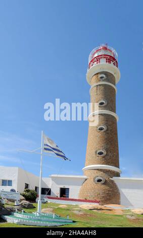 Leuchtturm Cabo de Punta Polonio - Uruguay. Stockfoto