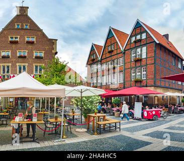 Spiekerhof in Münster, Nordrhein-Westfalen, Deutschland Stockfoto
