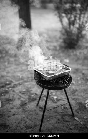 Impressionen vom Campingplatz tahiti bei Comaccio in der emilia-romagna, italien Stockfoto
