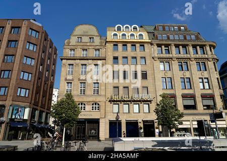 deutschland, Nordrhein-westfalen, düsseldorf, Fußgängerzone, königsallee, Corneliusplatz, hochenzollernhaus Stockfoto